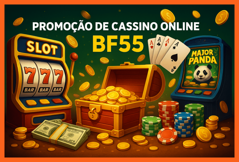 O bônus promocional BF55 é uma ótima maneira de começar sua aventura