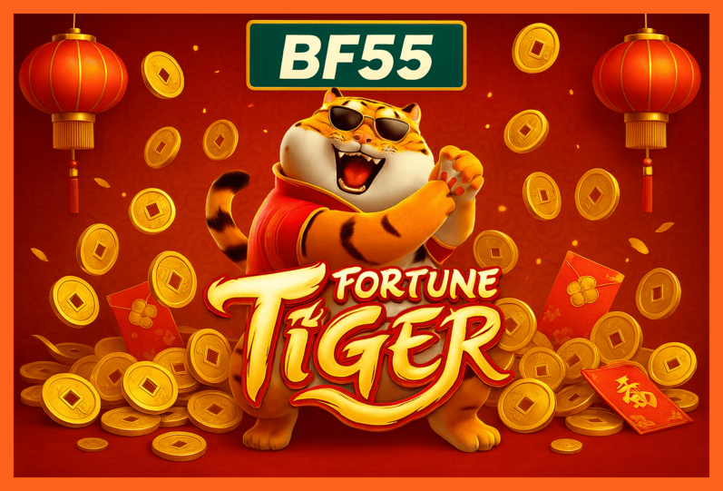 Fortune Tiger é um jogo imperdível no BF55 Casino