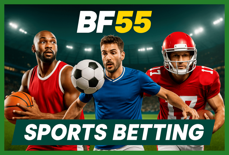 Apostas esportivas no cassino online BF55